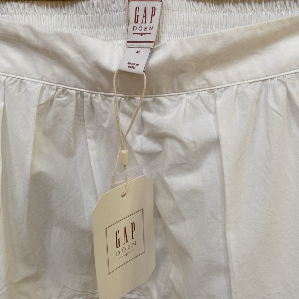 Dôen X GAP White Eyelet Midi Skirt with Scalloped Hem - Picture 3 of 5